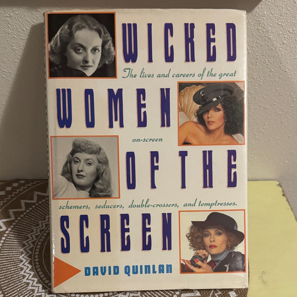 Wicked Women of the Screen Large Hardback coffee table style Book with cover